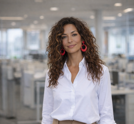 Solar Halo Red Nova Earrings