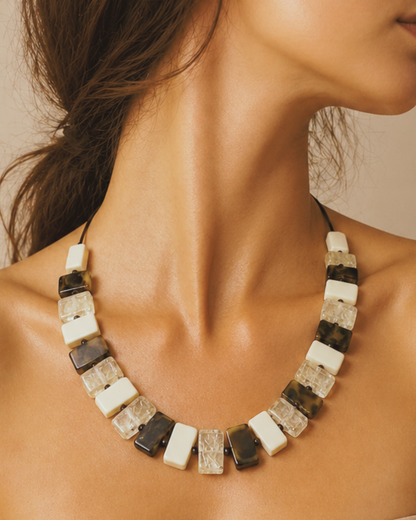 Ocean B&W Necklace