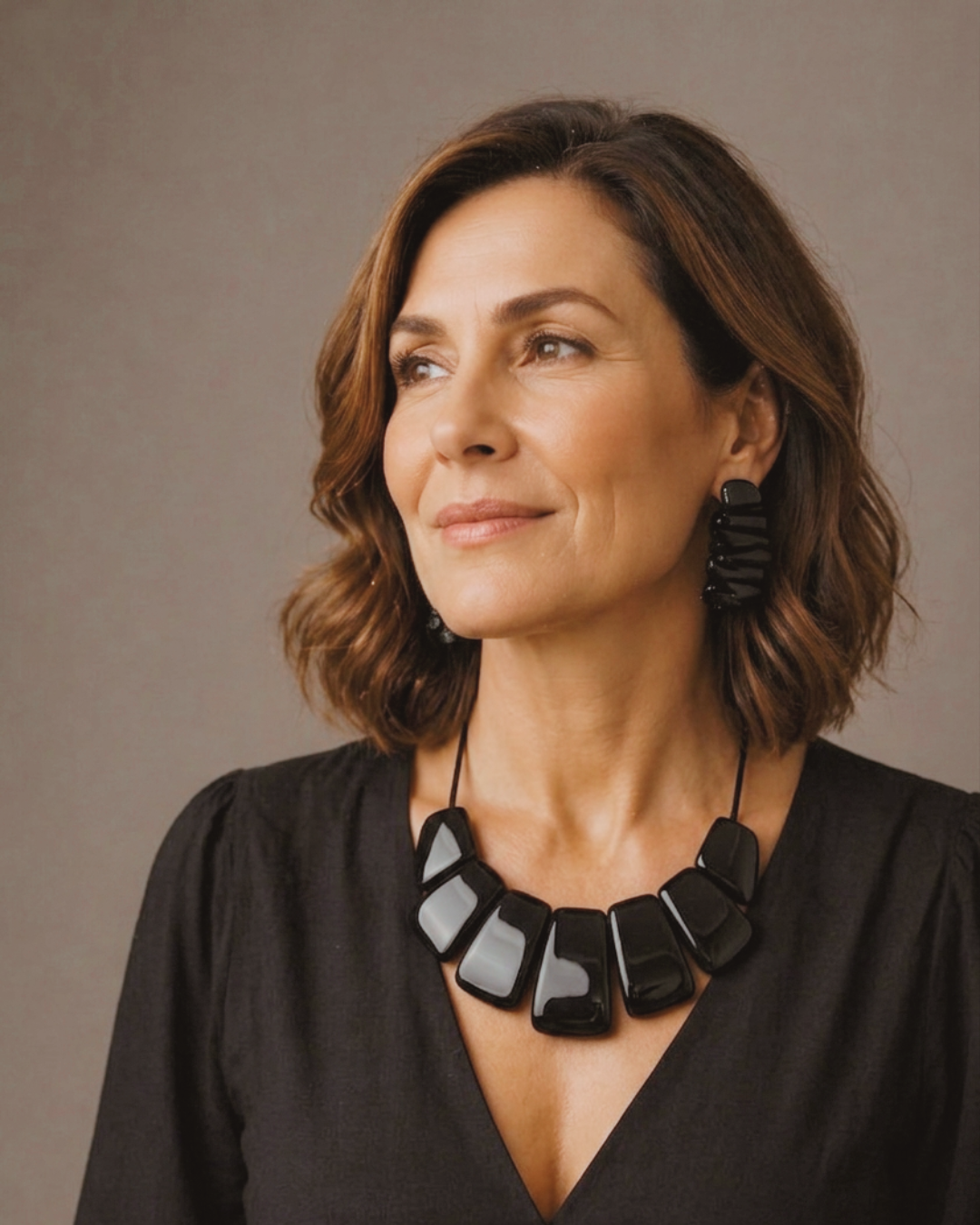 Dunes Necklace Black