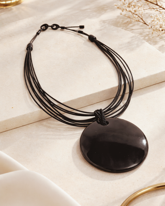 Coco Black Necklace